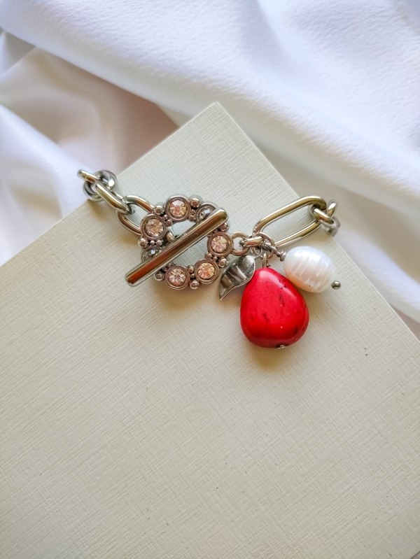 Pulseira correntaria Elos com fecho T - Imagem 3