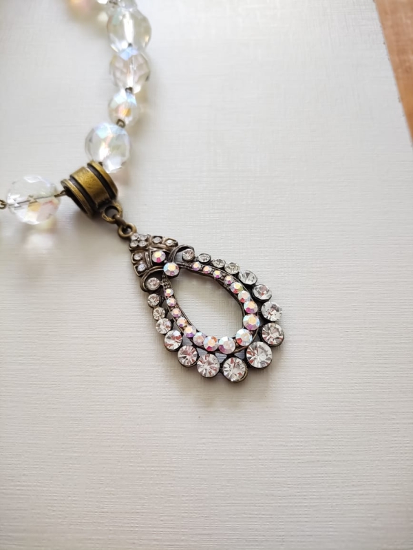 Colar Boho de Cristais Furta-cor - Imagem 2