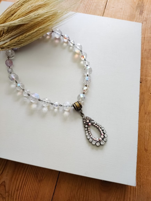 Colar Boho de Cristais Furta-cor - Imagem 3